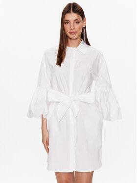 TWINSET TWINSET Košeľové šaty 231TT2045 Biela Regular Fit