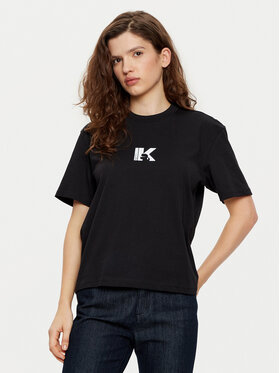 Karl Lagerfeld Jeans Karl Lagerfeld Jeans T-Shirt A1W17031 Černá Regular Fit