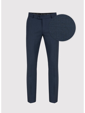 Pako Lorente Pako Lorente Spodnie garniturowe P24SF-6G-026 Granatowy Super Slim Fit