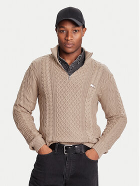 Tommy Jeans Tommy Jeans Sweater DM0DM22103 Barna Regular Fit