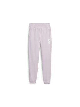 Puma Puma Spodnie dresowe 679271 Fioletowy Regular Fit