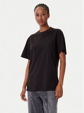 HUGO HUGO T-Shirt Vintage 50550901 Černá Relaxed Fit