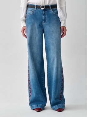 TATUUM TATUUM Jeansy DOBRAWA 1 Granatowy Wide Fit
