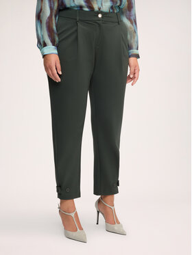 Fiorella Rubino Fiorella Rubino Spodnie materiałowe P076L002493N035 Zielony Regular Fit