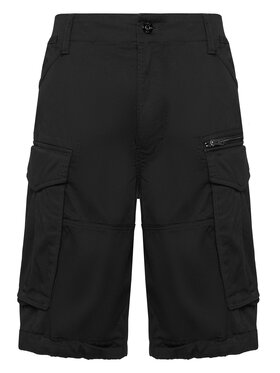 G-Star Raw G-Star Raw Šortky z materiálu Rovic Zip D08566-5126-990 Černá Relaxed Fit