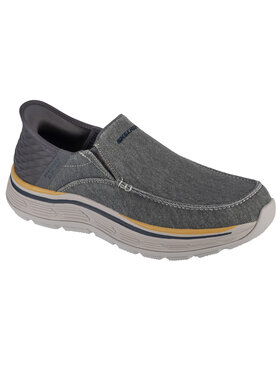 Skechers Skechers Półbuty Skechers Slip-Ins Remaxed - Fenick Szary