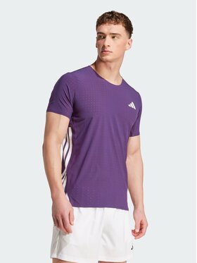 adidas adidas Koszulka techniczna Adizero Running Tee Fioletowy Slim Fit