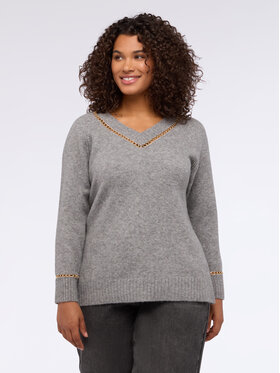 Fiorella Rubino Fiorella Rubino Maglione M011L008259N013 Grigio Regular Fit