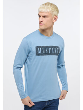 Mustang Mustang T-Shirt ADRIAN C Niebieski Regular Fit