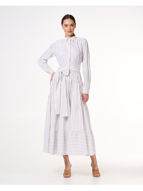 Castellani Castellani Sukienka codzienna Sukienka Maya Biały Regular Fit