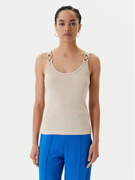 Morgan Morgan Top 251-DIDONI Bej Slim Fit
