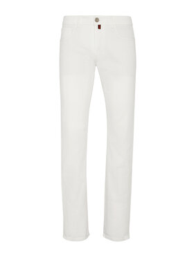 Billionaire Billionaire Jeansy 2623 Biały Straight Leg