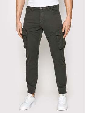 Alpha Industries Alpha Industries Jogger nohavice Spy 116203 Sivá Tapered Fit