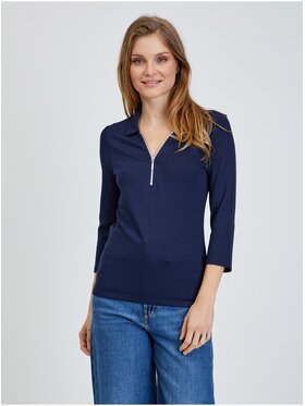 Orsay Orsay Koszula 180195-526000__M Granatowy Regular Fit