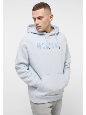 Mustang Mustang Bluza Bennet Modern Niebieski Regular Fit