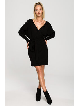 Made of Emotion Made of Emotion Vestito di maglia M714 Nero