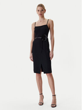 Guess Guess Kokteilinė suknelė W6RK0G KC9O0 Juoda Regular Fit