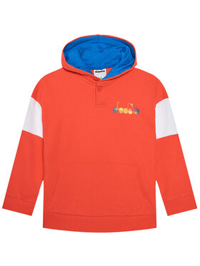 Diadora Diadora Bluza Diadora Club 102.177124 Czerwony Regular Fit
