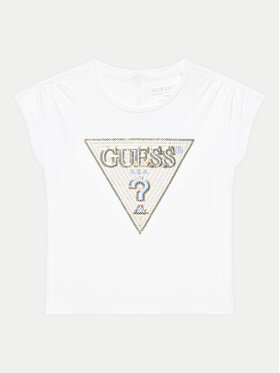 Guess Guess Тишърт K5GI12 K6YW4 Бял Boxy Fit