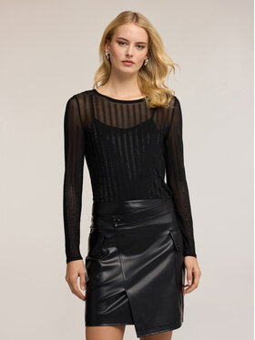 Motivi Motivi T-shirt G009W003469N033 Nero Regular Fit