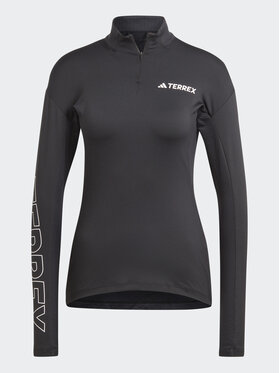 adidas adidas Тениска от техническо трико HZ6256 Черен Slim Fit