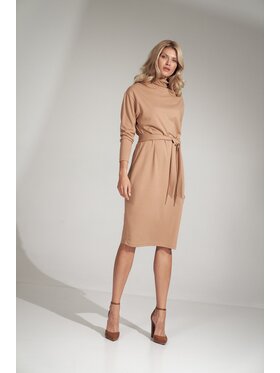 FIGL FIGL Φόρεμα M726 Μπεζ Regular Fit