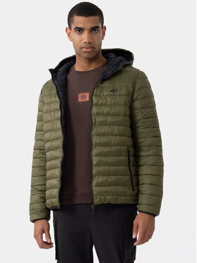 4F 4F Geacă 4FAW23TDJAM242 Verde Regular Fit