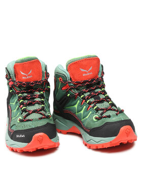 Salewa Trekking čevlji Jr Alp Trainer MId Gtx GORE-TEX 5960 Zelena