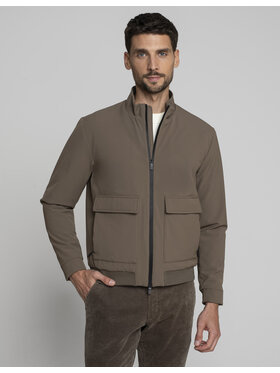 Borgio Borgio Kurtka bomber moretta_bz Beżowy Slim Fit