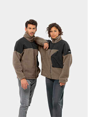 Jack Wolfskin Jack Wolfskin Polar Maarweg Jkt 1711241 Brązowy Regular Fit