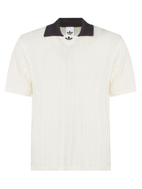 adidas adidas Polo KR9765 Bianco Loose Fit