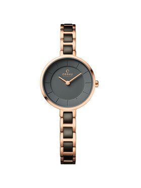 Obaku Obaku Zegarek V183LXVNSV Różowe złoto
