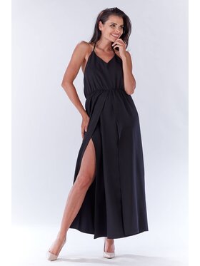 Infinite You Infinite You Sukienka letnia M138 Czarny Basic Fit