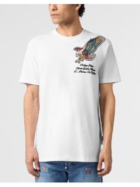 PHILIPP PLEIN PHILIPP PLEIN T-Shirt 29170 Biały Regular Fit