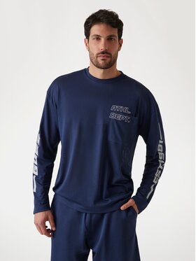 Guess Guess T-Shirt 174611 Modrá Classic Fit