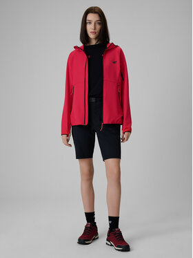 4F 4F Szorty sportowe TREKKING Czarny Regular Fit