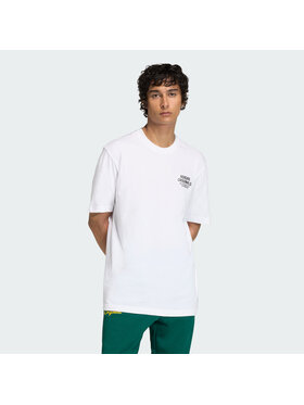 adidas adidas T-Shirt 162223 Biały Loose Fit