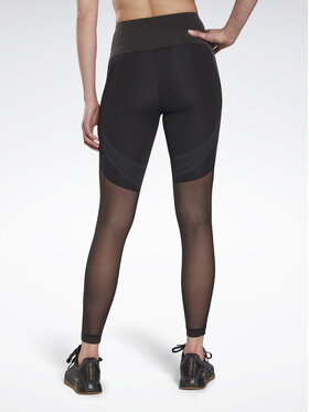 Reebok Pajkice Lux Perform Leggings HF6411 Črna