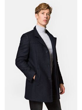 Lancerto Lancerto Płaszcz zimowy KR090223000016 Granatowy Regular Fit