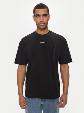 HUGO Hugo Tricou Doforesto 50516681 Negru Oversize