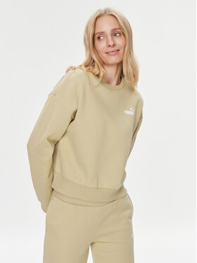 Puma Puma Majica dugih rukava Ess+ 676801 Bež Regular Fit