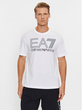 EA7 Emporio Armani EA7 Emporio Armani T-Shirt 6RPT03 PJFFZ 1100 Biały Regular Fit