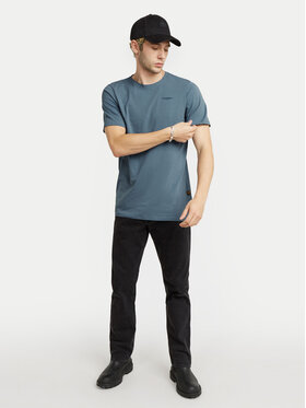 G-Star Raw Majica Base D19070-C723 Modra Slim Fit