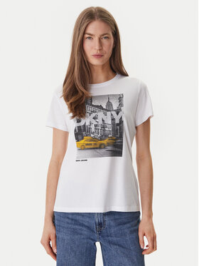 DKNY DKNY T-krekls DJ6T1748 Balts Regular Fit