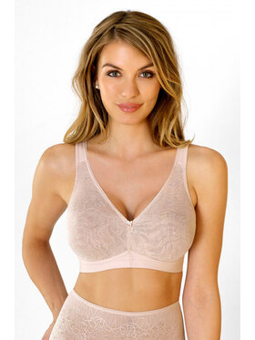 Rosme Rosme Biustonosz bezfiszbinowy POWERLACE Beżowy