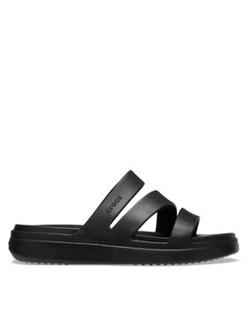 Crocs Crocs Чехли Getaway Strappy Sandal W 209587 Черен