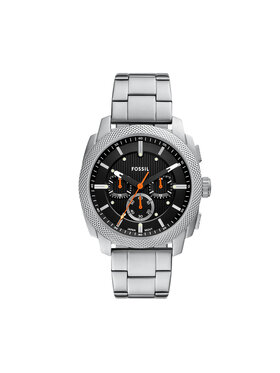 Fossil Fossil Zegarek Machine FS6095 Srebrny