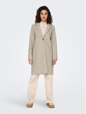 ONLY ONLY Demisezoninis paltas Emma 15281382 Écru Regular Fit