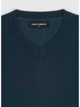 Pako Lorente Pako Lorente Sweter P26WN-2X-010 Zielony ciemny Straight Fit