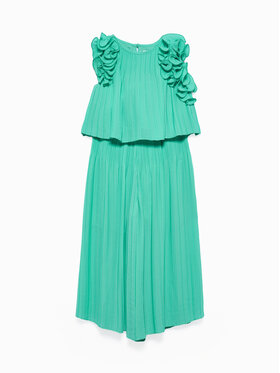Abel & Lula Abel & Lula Set bluză și pantalon 5285 Verde Regular Fit